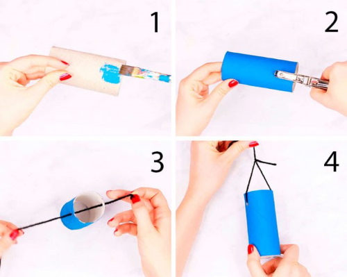 DIY Papierhandtuchrollen Basteln
