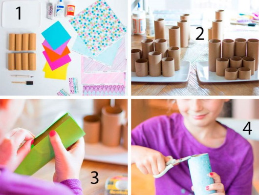 DIY Papierhandtuchrollen Basteln