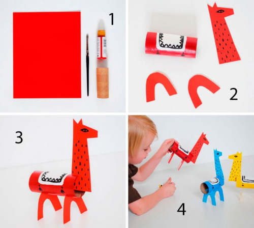 DIY Papierhandtuchrollen Basteln