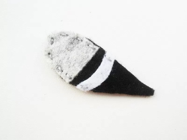 DIY-Filzvogel. Muster Schritt für Schritt, Vorlagen