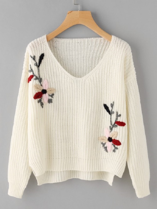 Mit Nadeln gestrickter Damenpullover. Schemata und Beschreibung, Modelle, Meisterklasse