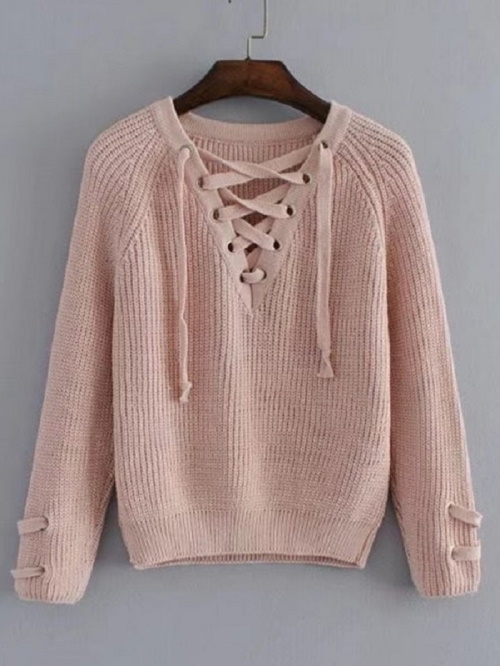 Mit Nadeln gestrickter Damenpullover. Schemata und Beschreibung, Modelle, Meisterklasse