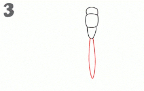 Libelle zeichnen für Kinder mit Bleistift Schritt für Schritt