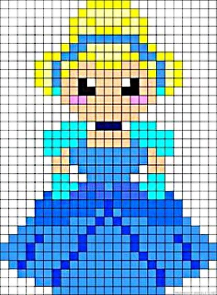 Aschenputtel zeichnen für Kinder mit Bleistift Schritt für Schritt