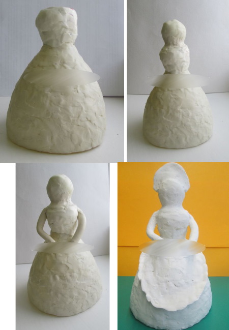 Dymkovo-Spielzeug aus Plastilin. Modellierung Schritt für Schritt