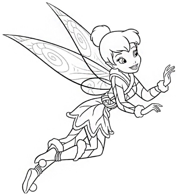 Fee Tinkerbell. Fotos, Bilder zum Ausmalen