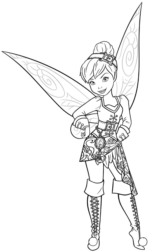 Fee Tinkerbell. Fotos, Bilder zum Ausmalen