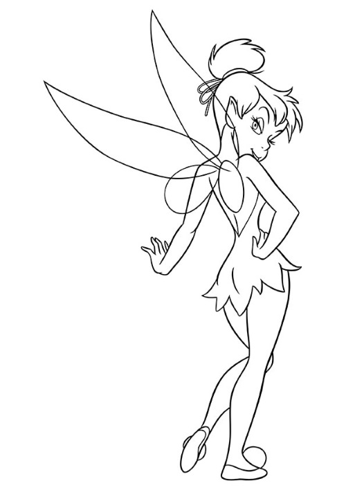Fee Tinkerbell. Fotos, Bilder zum Ausmalen
