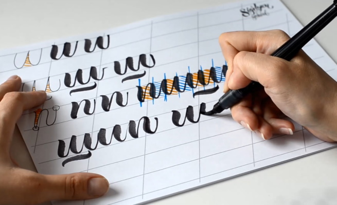 Kalligraphie für Anfänger und Erwachsene. Hefte, wo soll ich anfangen?