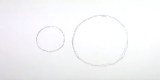 Maus zeichnen für Kinder mit Bleistift Schritt für Schritt