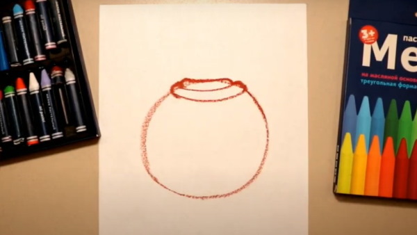 Samowar zeichnen für Kinder mit Bleistift Schritt für Schritt