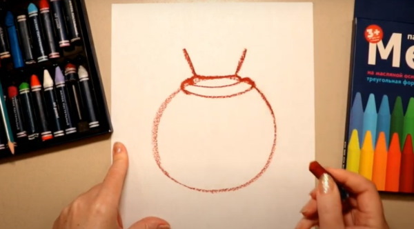 Samowar zeichnen für Kinder mit Bleistift Schritt für Schritt