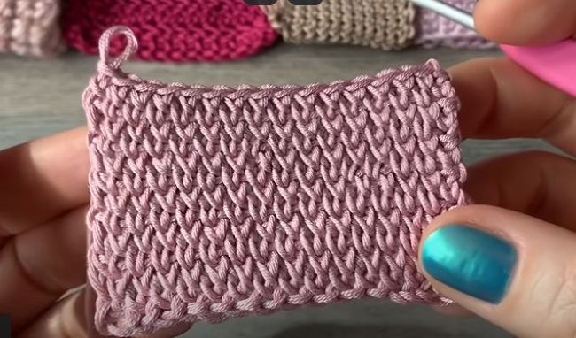 Doppelhäkeln und Einzelhäkeln. Strickanleitung, Muster, Symbole