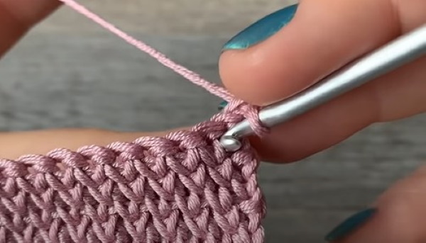 Doppelhäkeln und Einzelhäkeln. Strickanleitung, Muster, Symbole