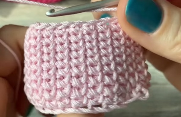 Doppelhäkeln und Einzelhäkeln. Strickanleitung, Muster, Symbole
