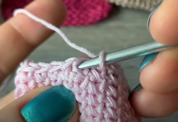 Doppelhäkeln und Einzelhäkeln. Strickanleitung, Muster, Symbole
