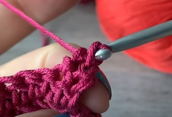 Doppelhäkeln und Einzelhäkeln. Strickanleitung, Muster, Symbole