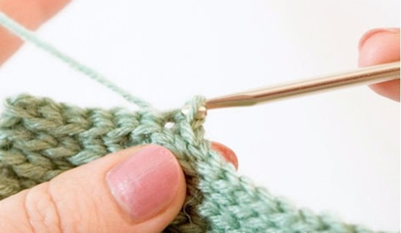 Doppelhäkeln und Einzelhäkeln. Strickanleitung, Muster, Symbole