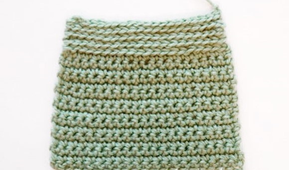 Doppelhäkeln und Einzelhäkeln. Strickanleitung, Muster, Symbole