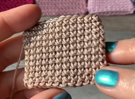 Doppelhäkeln und Einzelhäkeln. Strickanleitung, Muster, Symbole