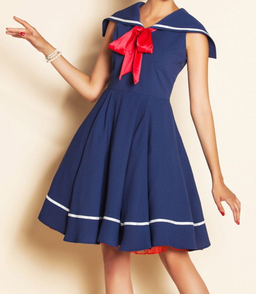 Types of collars of women's dresses. Names, photos