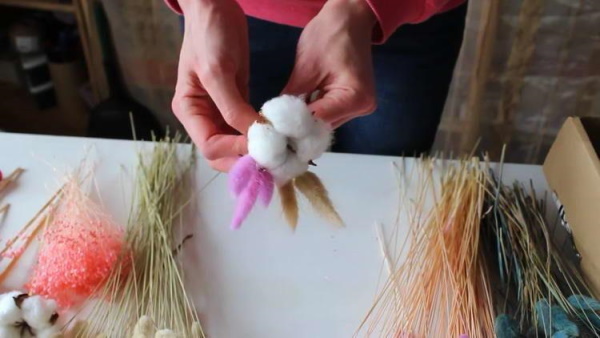 Sträuße aus getrockneten Blumen. Fotos, DIY-Kompositionen für Anfänger
