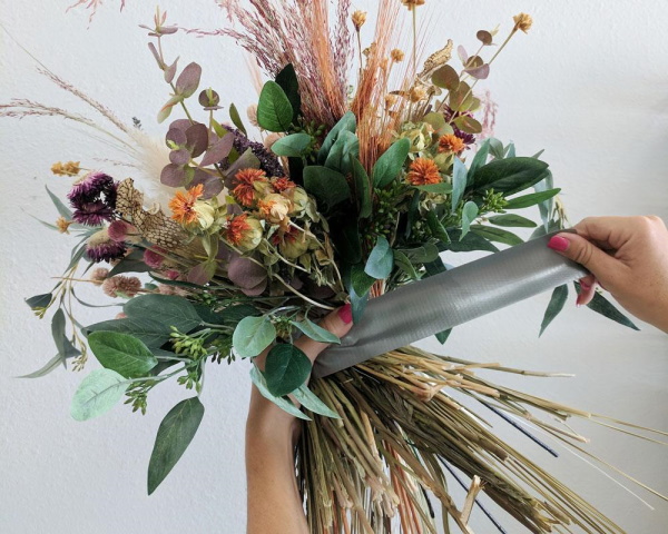 Sträuße aus getrockneten Blumen. Fotos, DIY-Kompositionen für Anfänger