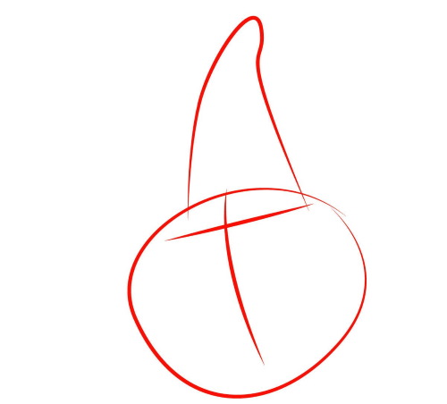 Gnome zeichnen für Kinder mit Bleistift Schritt für Schritt