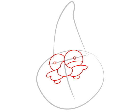 Gnome zeichnen für Kinder mit Bleistift Schritt für Schritt