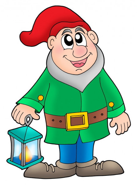 Gnome zeichnen für Kinder mit Bleistift Schritt für Schritt
