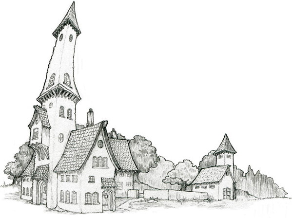 Ideen/Künste zum Kopieren in ein Skizzenbuch. Bilder, Bleistiftzeichnungen