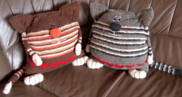Gehäkeltes Katzenkissen. Schemata und Beschreibungen, Meisterkurse
