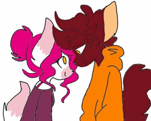 Mangle und Foxy. Fotos, Zeichnungen zum Kopieren