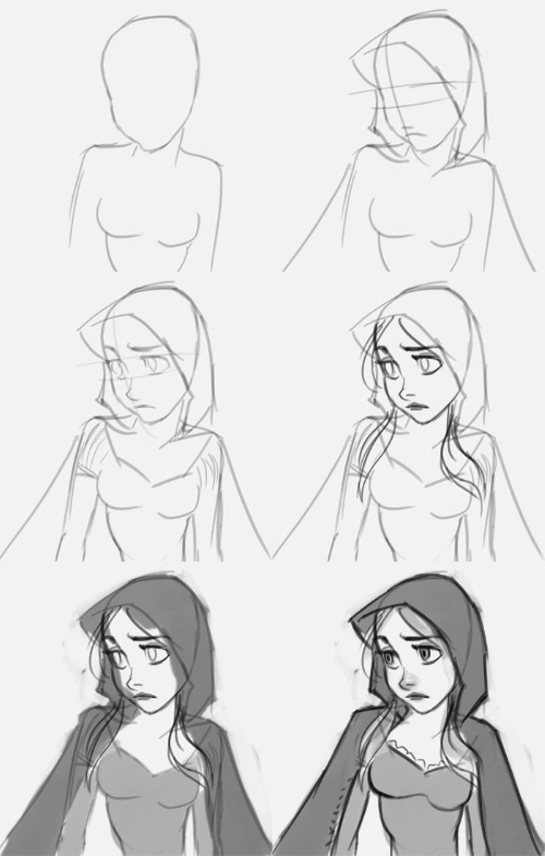 Cartoon-Stil zum Zeichnen von Menschen. Vollständige Zeichnungen, Tutorials