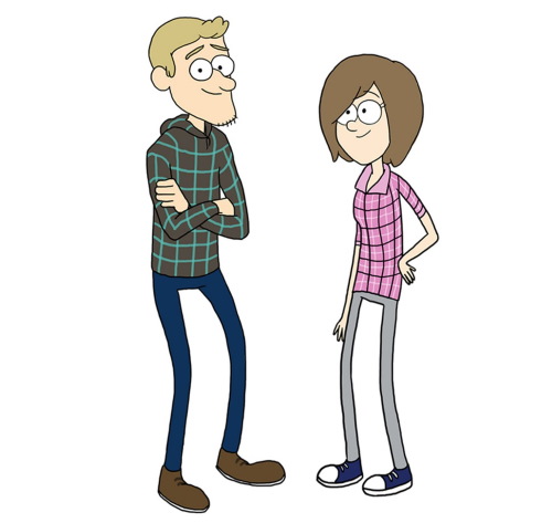 Cartoon-Stil zum Zeichnen von Menschen. Vollständige Zeichnungen, Tutorials