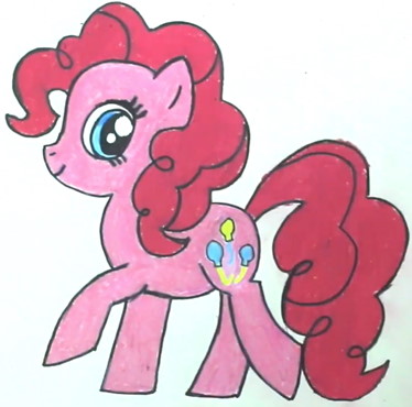 Pony-Kunst zum einfachen Kopieren in voller Länge