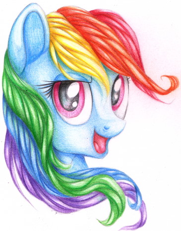 Pony-Kunst zum einfachen Kopieren in voller Länge