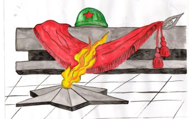 Zeichnungen mit Militärmotiven für Kinder der Klassen 1-2-3-4-5