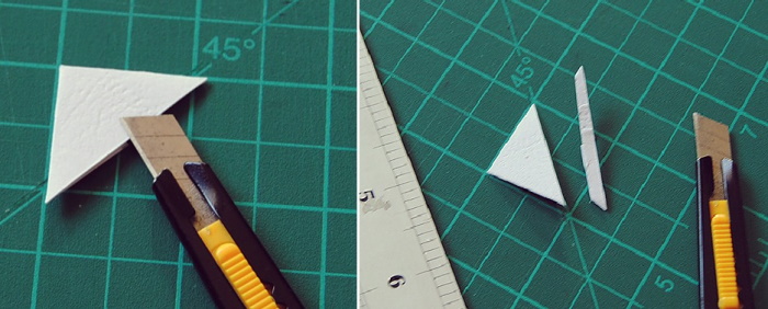 DIY-Fotoecken. Papiervorlage, Scrapbooking