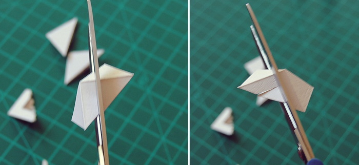 DIY-Fotoecken. Papiervorlage, Scrapbooking
