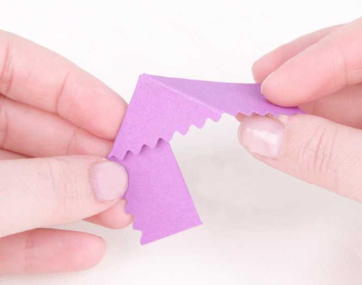 DIY-Fotoecken. Papiervorlage, Scrapbooking