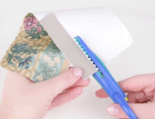 DIY-Fotoecken. Papiervorlage, Scrapbooking