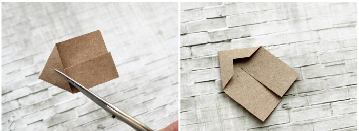 DIY-Fotoecken. Papiervorlage, Scrapbooking
