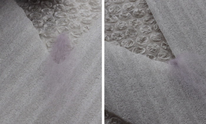 DIY-Fäustlinge aus gefilzter Wolle. Foto