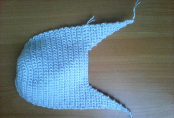 Gestrickte Hausschuhe mit Filzsohle für Anfänger. Schema