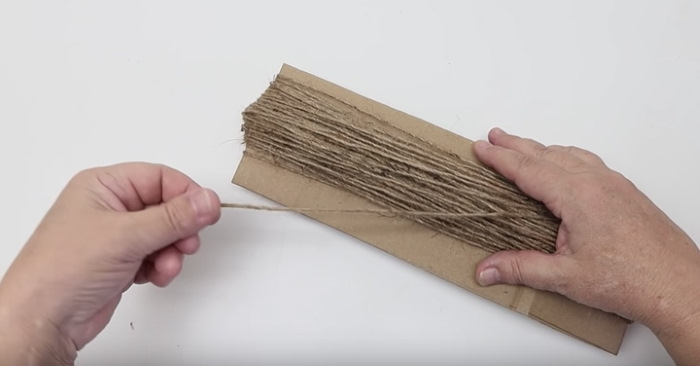 Jute (Juteschnur, Bindfaden) zum Basteln. Wie man wählt, bleicht, färbt