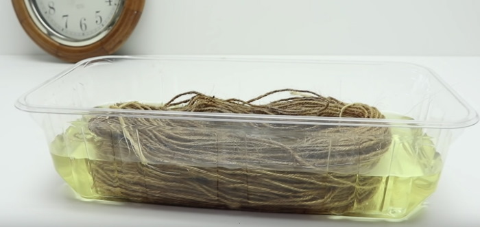 Jute (Juteschnur, Bindfaden) zum Basteln. Wie man wählt, bleicht, färbt