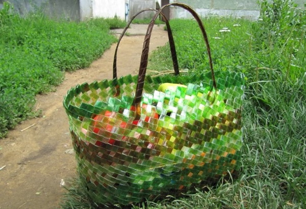 DIY-Weben aus Plastikflaschen für Anfänger