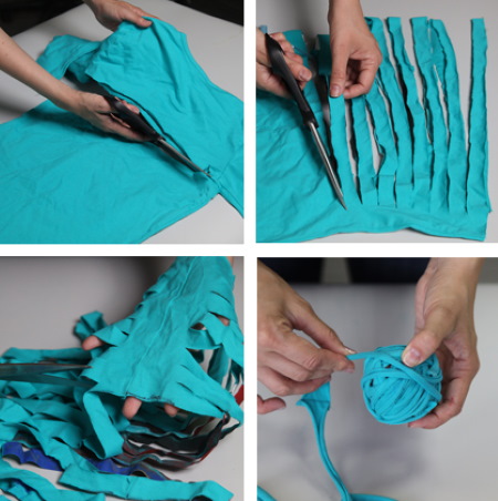Garn zum Handstricken ohne Stricknadeln. Namen, wie man strickt
