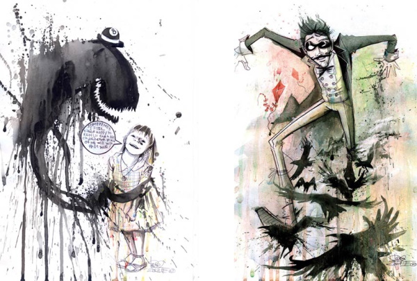 Einfache Zeichnungen im Grunge-Stil mit Bleistift zum Kopieren